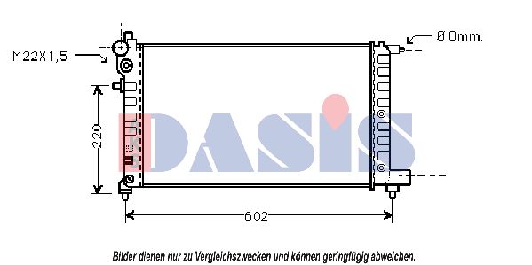 AKS DASIS Radiators, Motora dzesēšanas sistēma 161230N